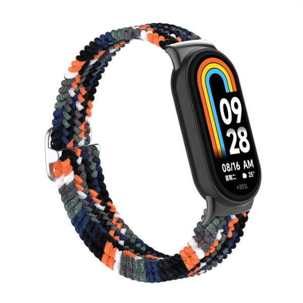 Ремешок Bingo Braided для Xiaomi Mi Band 8 (деним) Ремешок Bingo Braided для Xiaomi Mi Band 8 (деним)