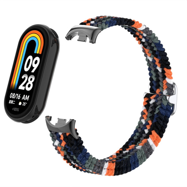 Ремешок Bingo Braided для Xiaomi Mi Band 8 (деним) Ремешок Bingo Braided для Xiaomi Mi Band 8 (деним)