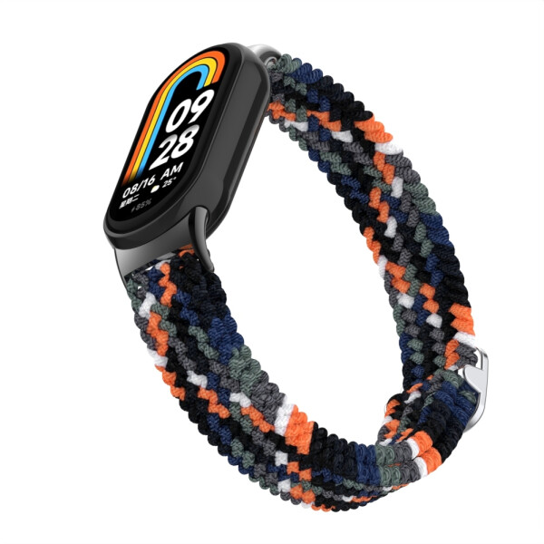 Ремешок Bingo Braided для Xiaomi Mi Band 8 (деним) Ремешок Bingo Braided для Xiaomi Mi Band 8 (деним)