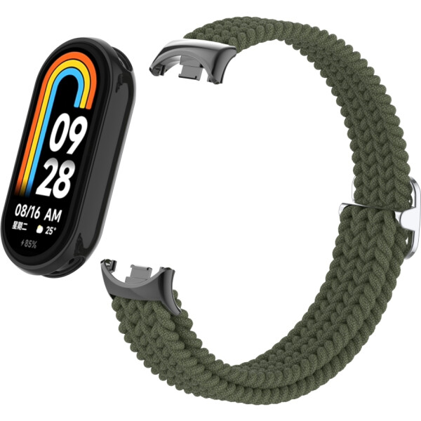 Ремешок Bingo Braided для Xiaomi Mi Band 8 (зеленый) Ремешок Bingo Braided для Xiaomi Mi Band 8 (зеленый)