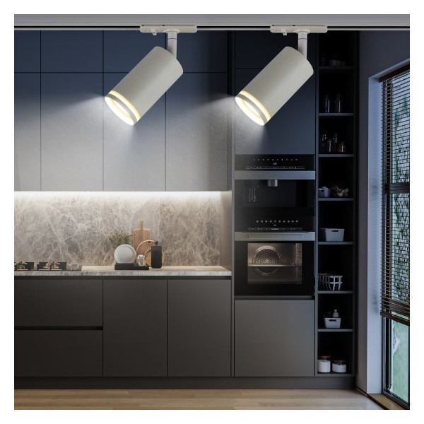 Трековый светильник ЭРА TR52-GU10 WH Трековый светильник ЭРА TR52-GU10 WH