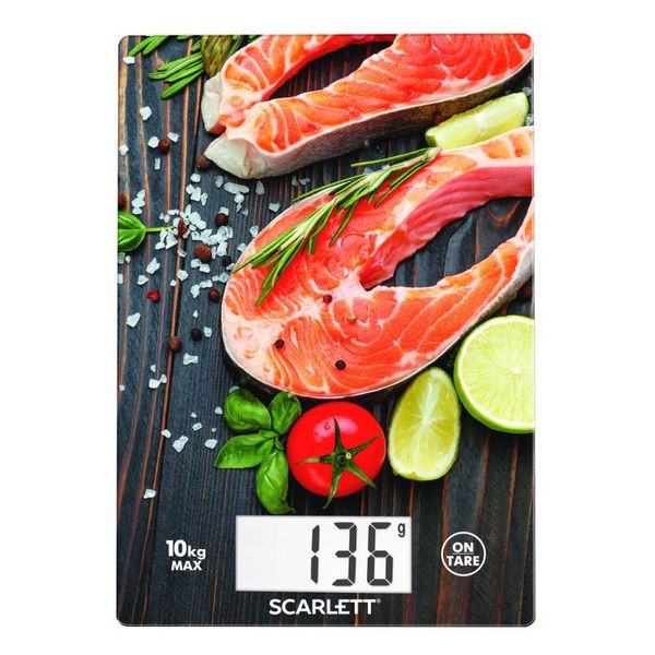 

Весы кухонные, бытовые SCARLETT, Весы кухонные SCARLETT SC-KS57P37 (рыба)
