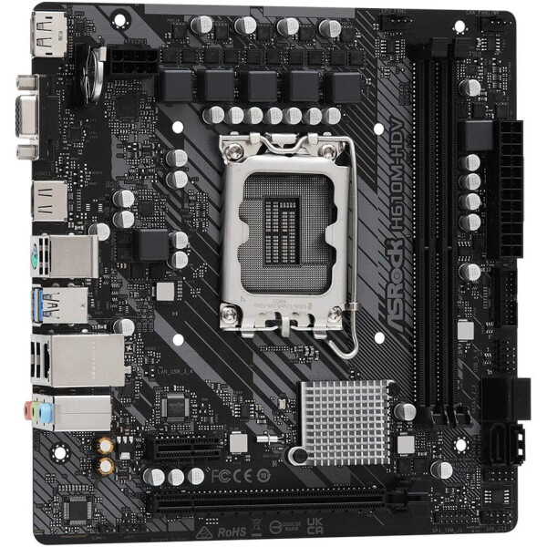 Материнская плата ASRock H610M-HDV Материнская плата ASRock H610M-HDV