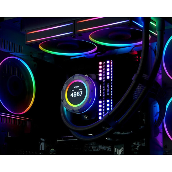Система жидкостного охлаждения для процессора ID-Cooling SL240 White Система жидкостного охлаждения для процессора ID-Cooling SL240 White
