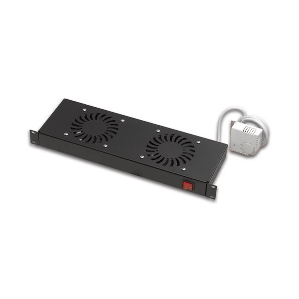 Блок охлаждения Lande LN-FAN-THM-2FRM-BL 19"1U