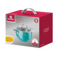 Кастрюля с крышкой Rondell Turquoise 18 см (2,8 л) RDS-717 Кастрюля с крышкой Rondell Turquoise 18 см (2,8 л) RDS-717