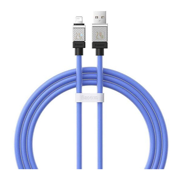 Кабель Baseus CoolPlay Series Fast Charging Cable USB Type-A to Lightning CAKW000403 (1 м, голубой)