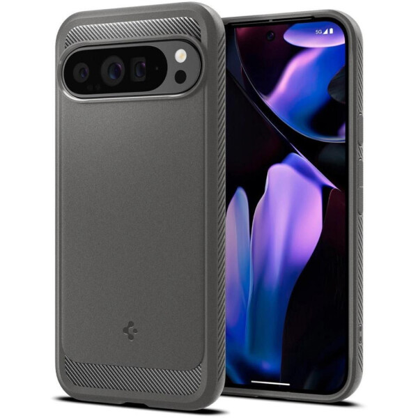 Чехол для телефона Spigen Rugged Armor для Google Pixel 9 Pro XL ACS07784 (Marble Grey)