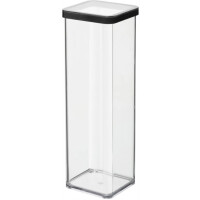 Контейнер для хранения Rotho Loft Premium 1160608080 (2л, прозрачный/черный) Контейнер для хранения Rotho Loft Premium 1160608080 (2л, прозрачный/черный)