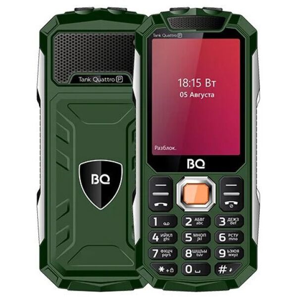 Мобильный телефон BQ-Mobile BQ-2817 Tank Quattro Power (зеленый)