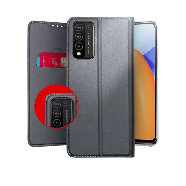 

Чехлы для мобильных телефонов AKAMI, Чехол книжка Akami для Huawei Honor 10X lite Черный (19141)
