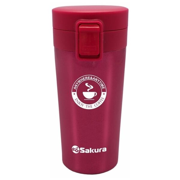 

Посуда для чая и кофе Sakura, Термокружка Sakura TM-01-380P (розовый)