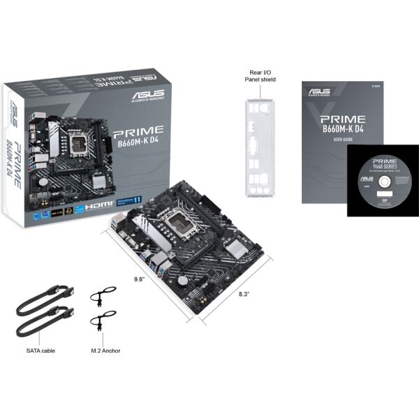 Материнская плата ASUS PRIME B660M-K D4 Материнская плата ASUS PRIME B660M-K D4