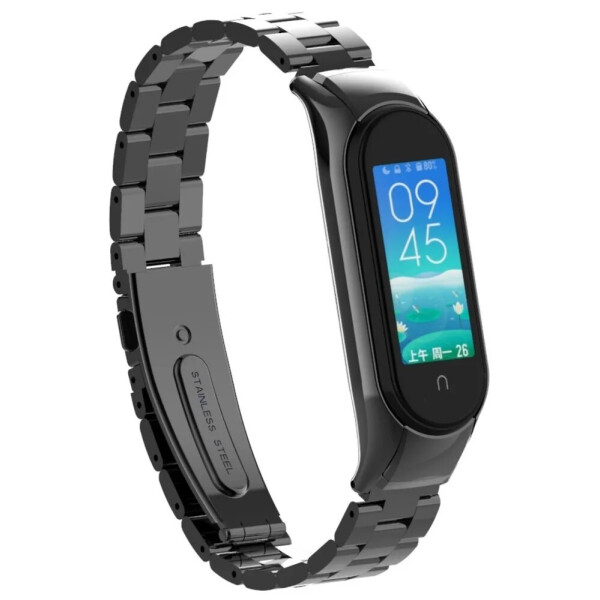 Ремешок Bingo Stainless для Xiaomi Mi Band 5 Черный Ремешок Bingo Stainless для Xiaomi Mi Band 5 Черный