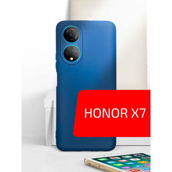 

Чехлы для мобильных телефонов AKAMI, Накладка AKAMI Jam для Honor X7 синий (29450)