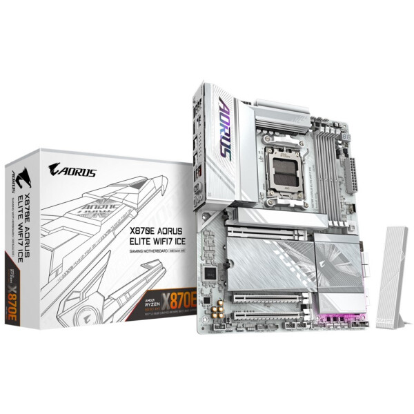 Материнская плата Gigabyte X870 Aorus Elite WiFi7 Ice