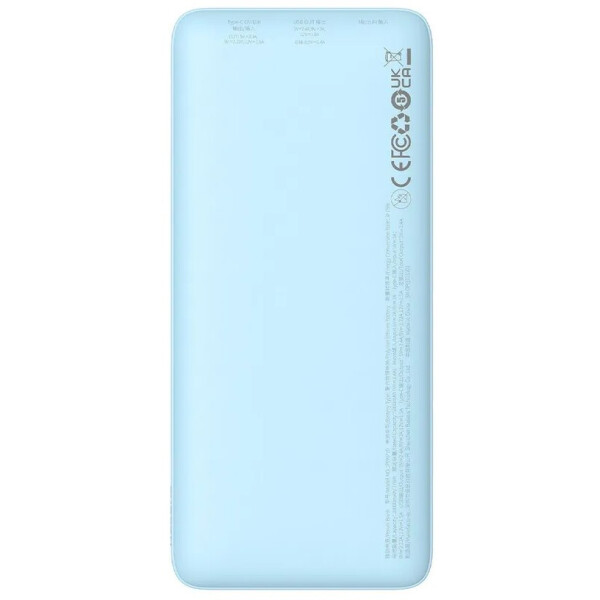 Внешний аккумулятор Baseus Airpow Fast Charge Power Bank 20W 10000mAh (голубой) Внешний аккумулятор Baseus Airpow Fast Charge Power Bank 20W 10000mAh (голубой)