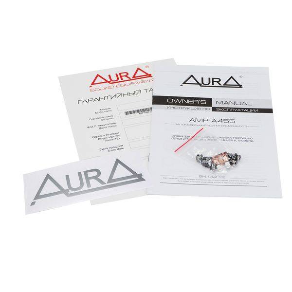 Автомобильный усилитель AURA AMP-A455 Автомобильный усилитель AURA AMP-A455