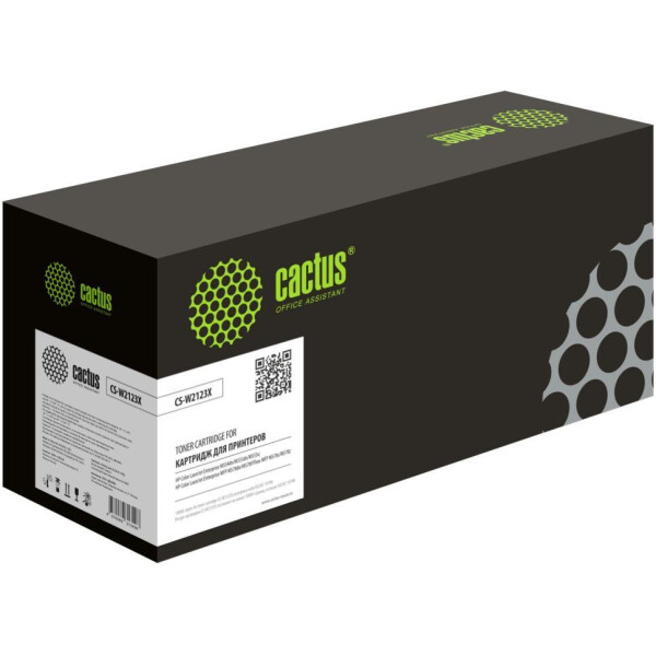 Картридж лазерный Cactus 212X CS-W2123X W2123X пурпурный (10000стр.) для HP Color LJ M554/M555/578 Enterprise