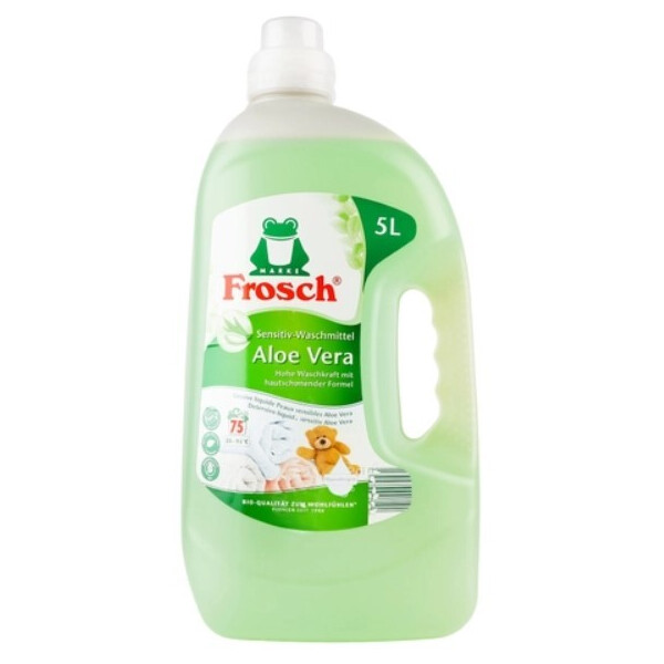 Средство жидкое FROSCH для стирки концентрированное Алое Вера 5л