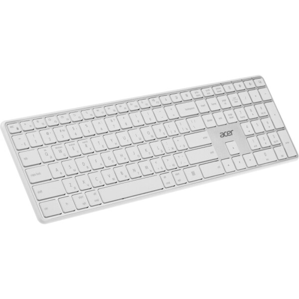 Клавиатура Acer OKR301 ZL.KBDEE.015 белый/серебристый