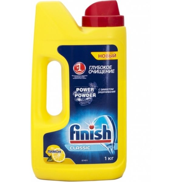

Моющие средства и таблетки для ПММ FINISH, Моющее средство для пмм RECKITT BENCKISER FINISH Power Powder Lemon 1000г