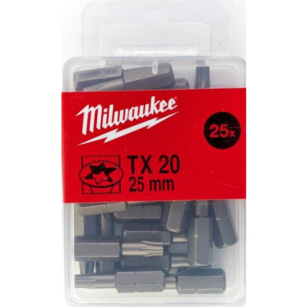 Бита MILWAUKEE TX20 25 мм (25 шт.) 4932399596 Бита MILWAUKEE TX20 25 мм (25 шт.) 4932399596