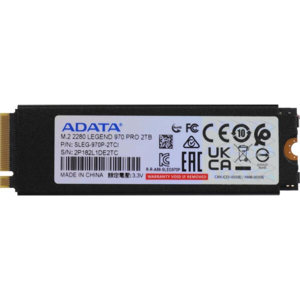 Накопитель SSD A-Data SLEG-970P-2TCI Накопитель SSD A-Data SLEG-970P-2TCI