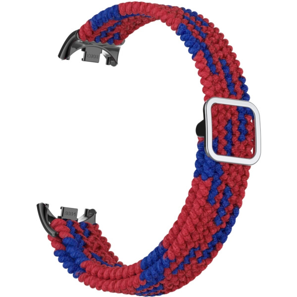 Ремешок Bingo Braided для Xiaomi Mi Band 8 (красный с синим) Ремешок Bingo Braided для Xiaomi Mi Band 8 (красный с синим)