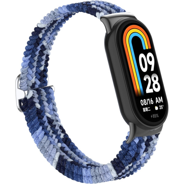 Ремешок Bingo Braided для Xiaomi Mi Band 8 (оттенки синего) Ремешок Bingo Braided для Xiaomi Mi Band 8 (оттенки синего)