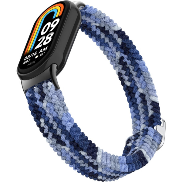 Ремешок Bingo Braided для Xiaomi Mi Band 8 (оттенки синего) Ремешок Bingo Braided для Xiaomi Mi Band 8 (оттенки синего)