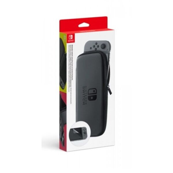 

Аксессуары для Nintendo NINTENDO, Чехол и защитная плёнка для игровой консоли NINTENDO SWITCH (черный)