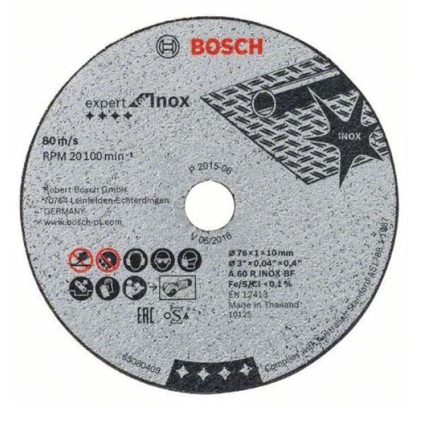 

Оснастка для инструмента Bosch, Круг отрезной Bosch Expert 2608601520