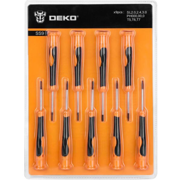 

Набор ручных инструментов Deko, Отвертка Deko SS9 Set 9 (065-0590)
