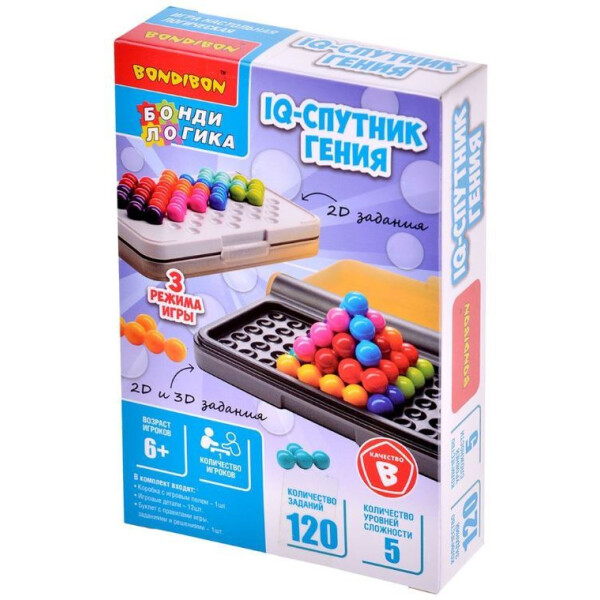 Настольная игра Bondibon IQ-Спутник гения ВВ5532