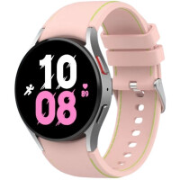 Ремешок Bingo Stitch для SAMSUNG Galaxy Watch3 41mm/4/4 Classic/5/5 Pro (розовый с зеленым)