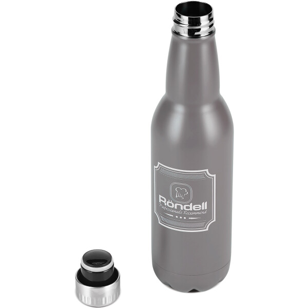 Термос RONDELL Bottle Grey 0.75 л RDS-841 Термос RONDELL Bottle Grey 0.75 л RDS-841