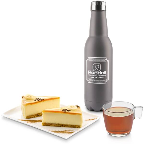 Термос RONDELL Bottle Grey 0.75 л RDS-841 Термос RONDELL Bottle Grey 0.75 л RDS-841