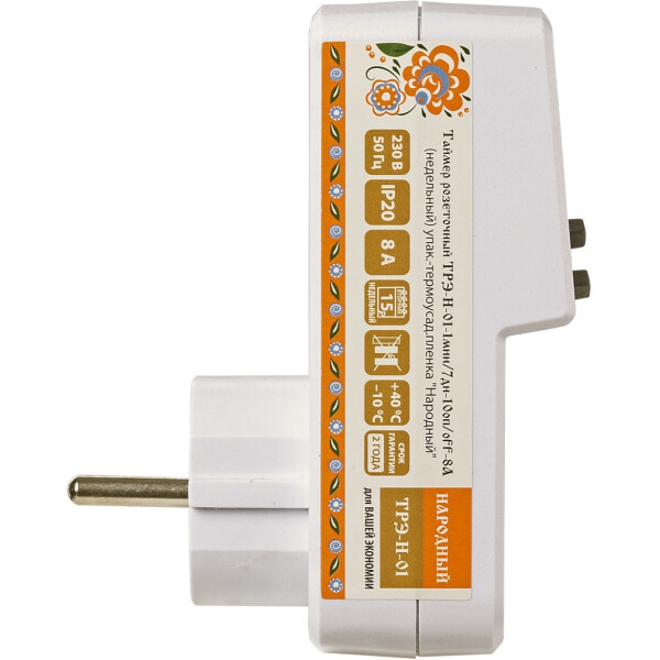 Розеточный таймер TDM Electric SQ1506-0102 Розеточный таймер TDM Electric SQ1506-0102