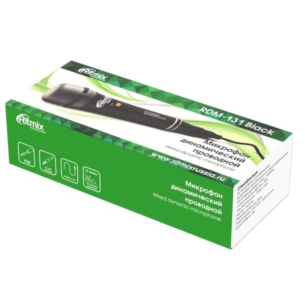 Микрофон Ritmix RDM-131 (черный) Микрофон Ritmix RDM-131 (черный)