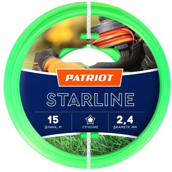 Леска PATRIOT Starline D 2,4 мм L 15 м (805201061)