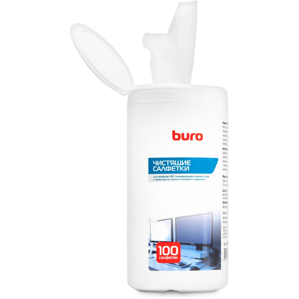 Салфетки для экранов Buro BU-TSCRL, 100 шт Салфетки для экранов Buro BU-TSCRL, 100 шт