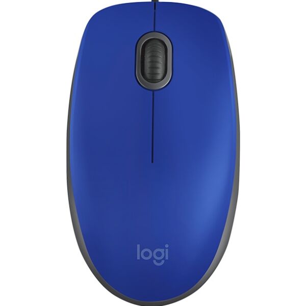 

Мыши Logitech, Мышь проводная LOGITECH M110 910-005488 (синий)