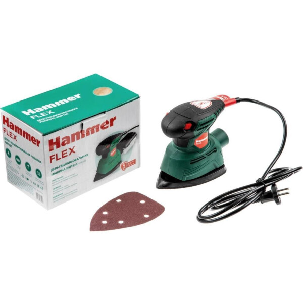 Дельташлифовальная машина Hammer DSM135 (576782) Дельташлифовальная машина Hammer DSM135 (576782)