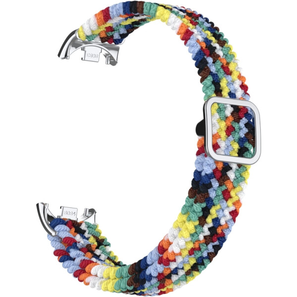Ремешок Bingo Braided для Xiaomi Mi Band 8 (радуга светлая) Ремешок Bingo Braided для Xiaomi Mi Band 8 (радуга светлая)