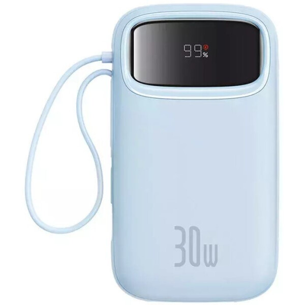 Внешний аккумулятор Baseus Qpow 2 Digital Display 20000mAh (голубой)