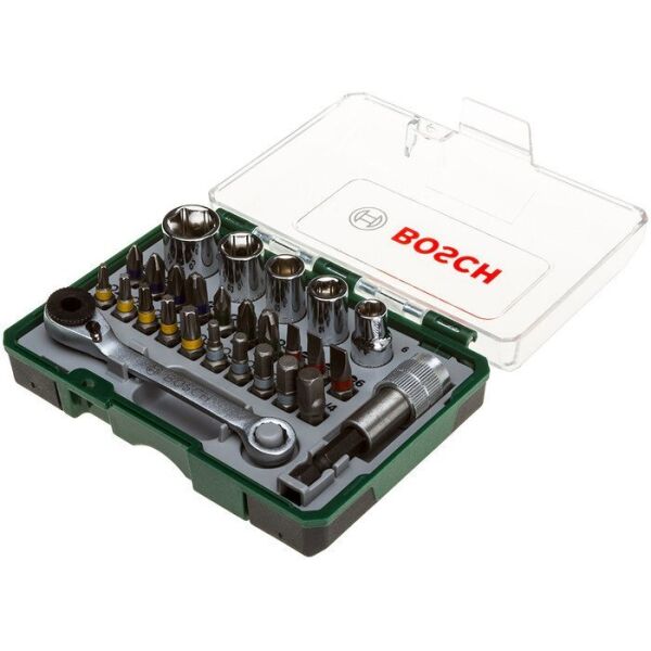 Набор торцевых головок и бит Bosch Promoline 27шт (2607017160) Набор торцевых головок и бит Bosch Promoline 27шт (2607017160)