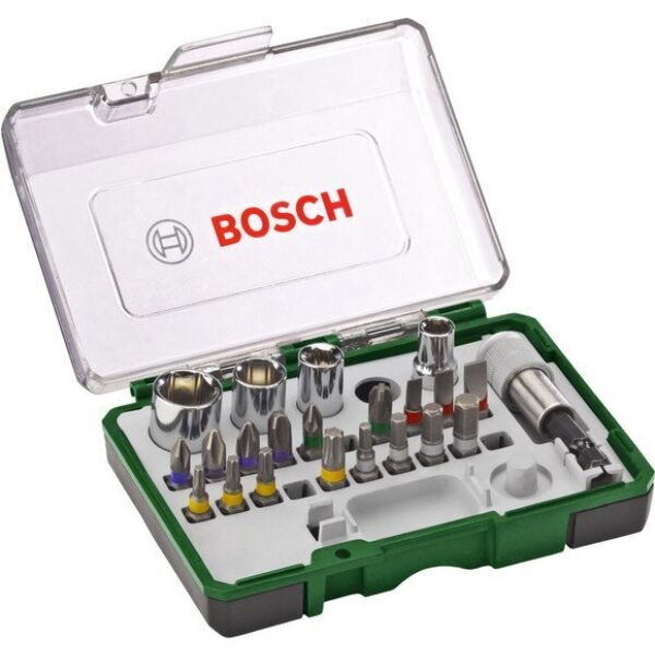 Набор торцевых головок и бит Bosch Promoline 27шт (2607017160) Набор торцевых головок и бит Bosch Promoline 27шт (2607017160)