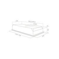 Вытяжка ELICA ELIBLOC 9 LX SILVER F/80 Вытяжка ELICA ELIBLOC 9 LX SILVER F/80