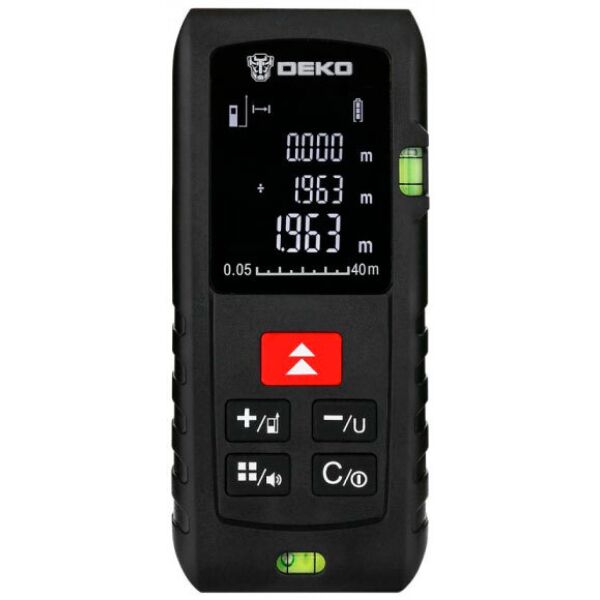 

Измерительные инструменты Deko, Лазерный дальномер Deko LRE110-70m (065-0174)